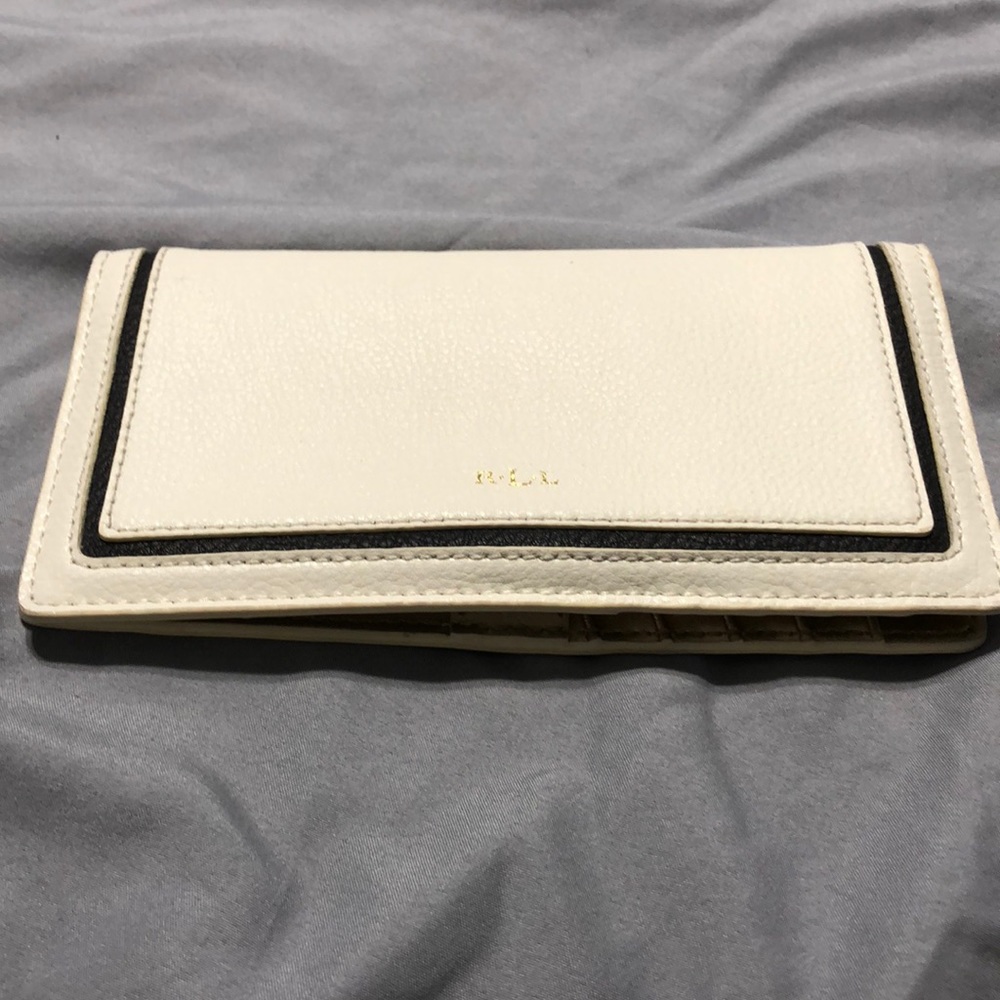 White Black and Gold Lauren Ralph Lauren Wallet